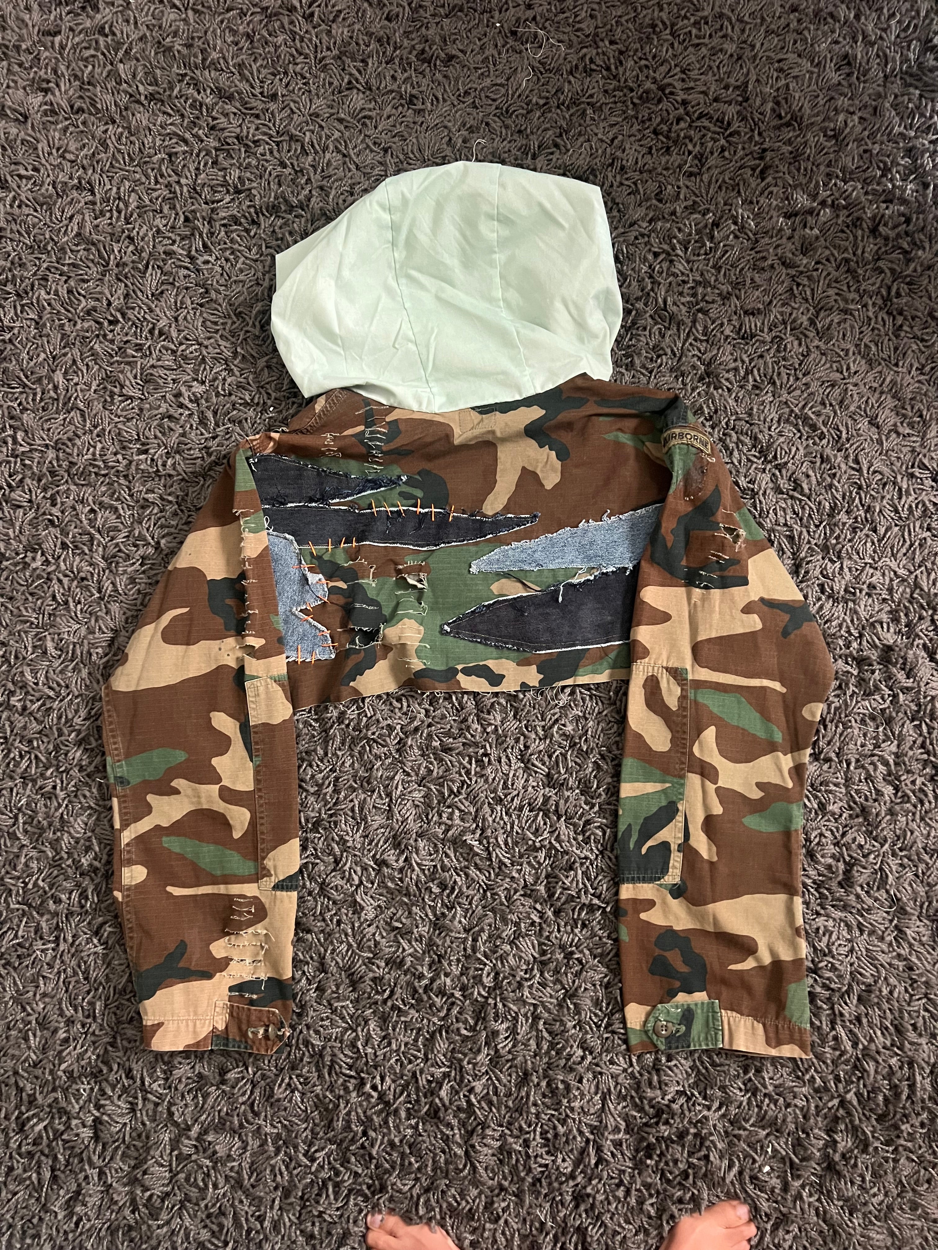 The Custom Collection: Camo Super-Crop Jacket
