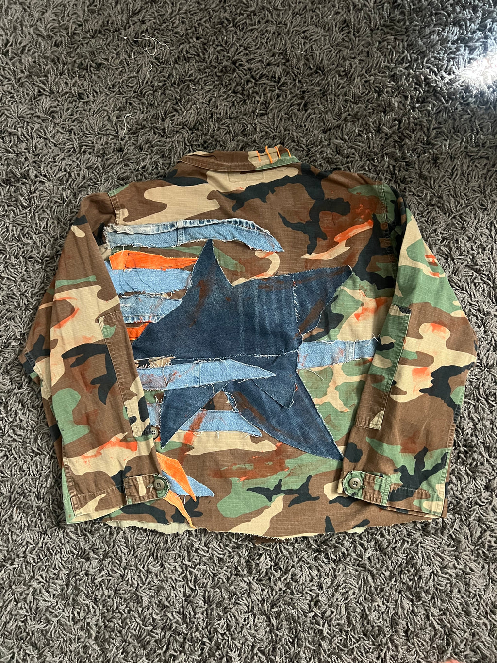 The Custom Collection: Camo Full-Length Jacket