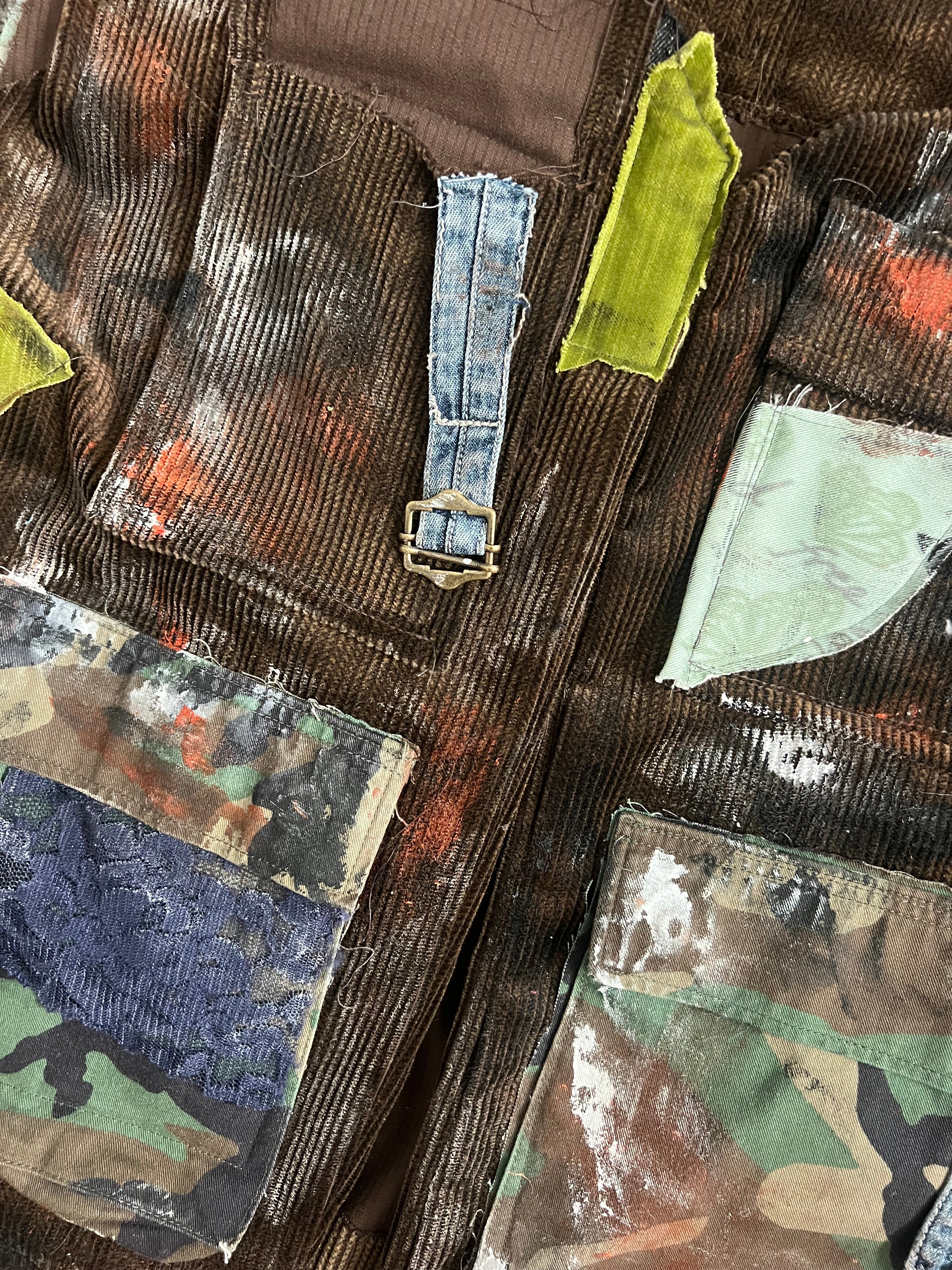 The Custom Collection: Brown Patchwork Vest