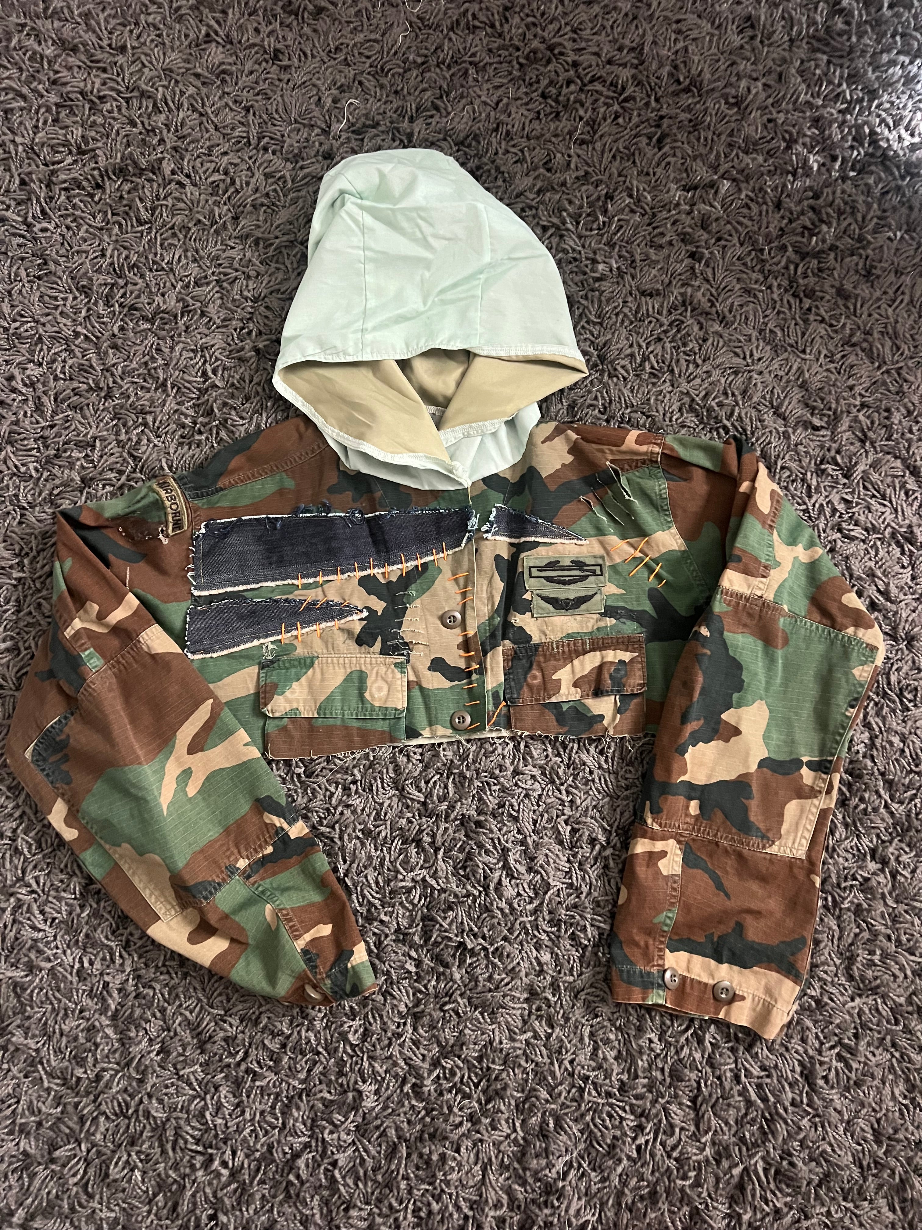 The Custom Collection: Camo Super-Crop Jacket